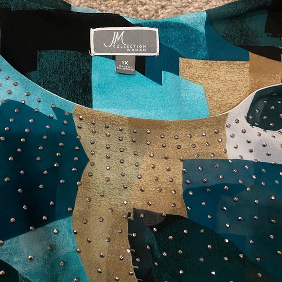 Real and brown beautiful women’s blouse. - Picture 2 of 2